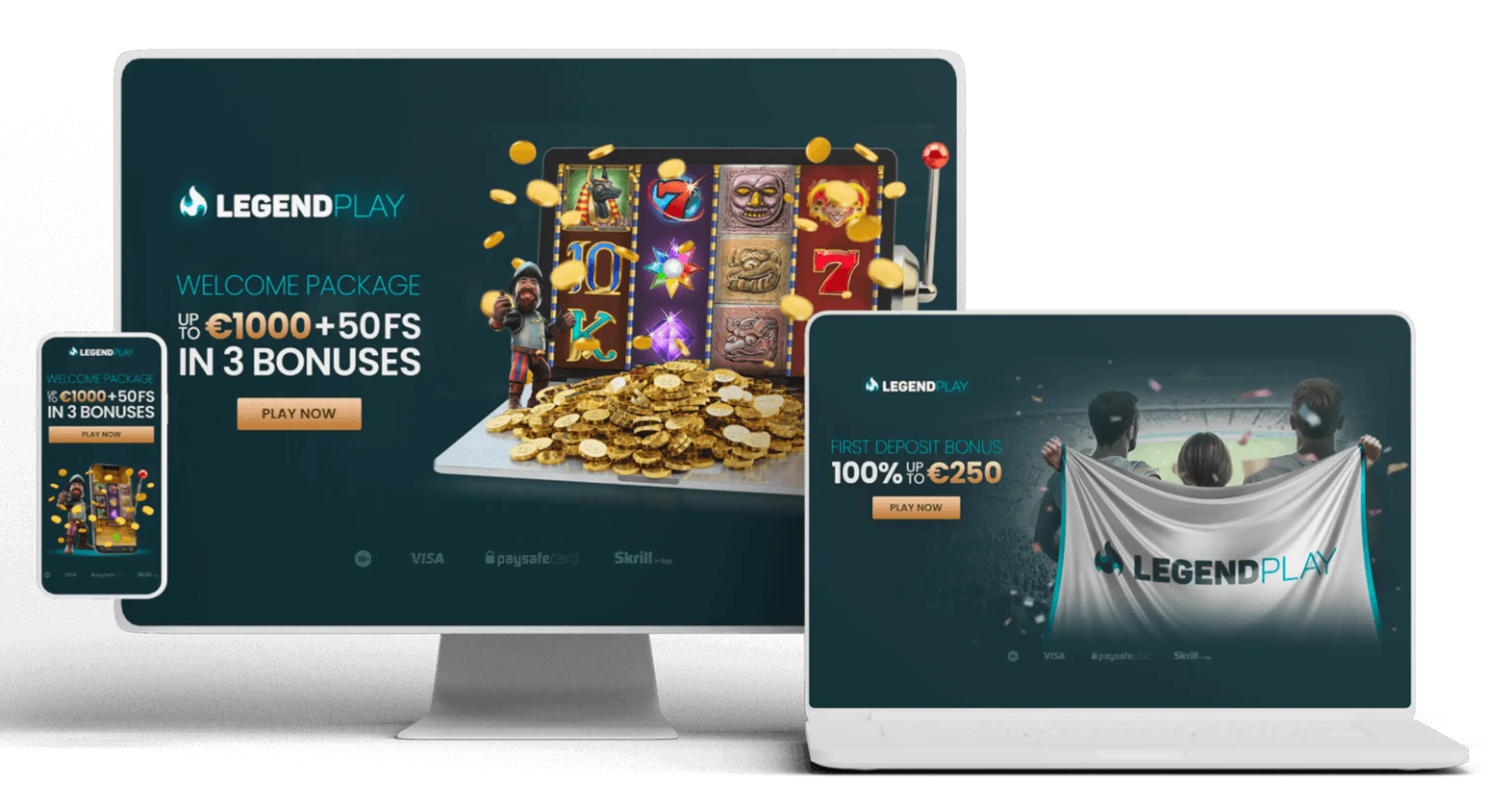 Capture d'écran de l'app LegendPlay Casino